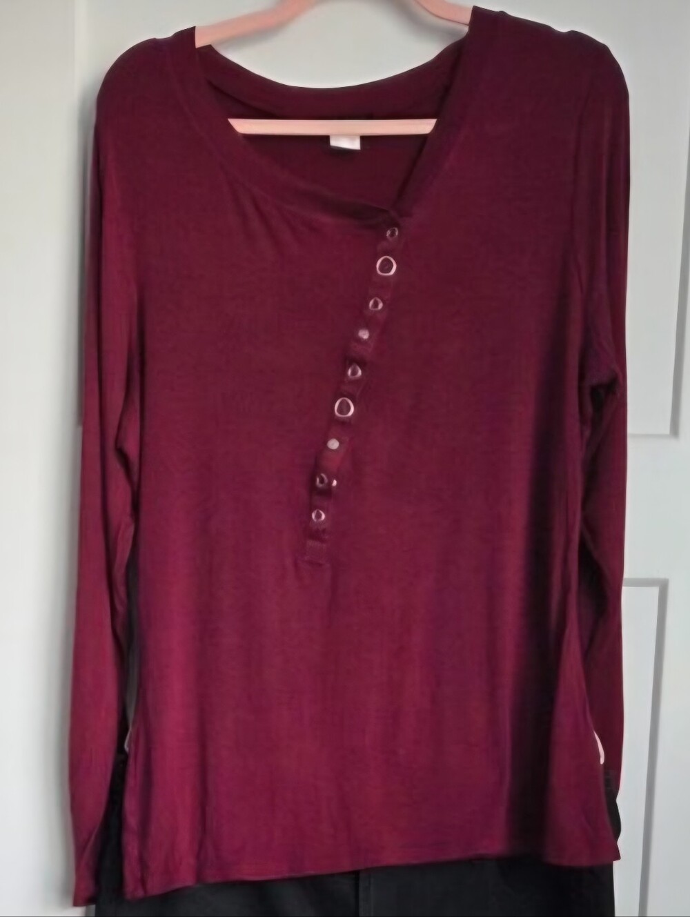 0020.  Venus Burgundy Long Sleeve